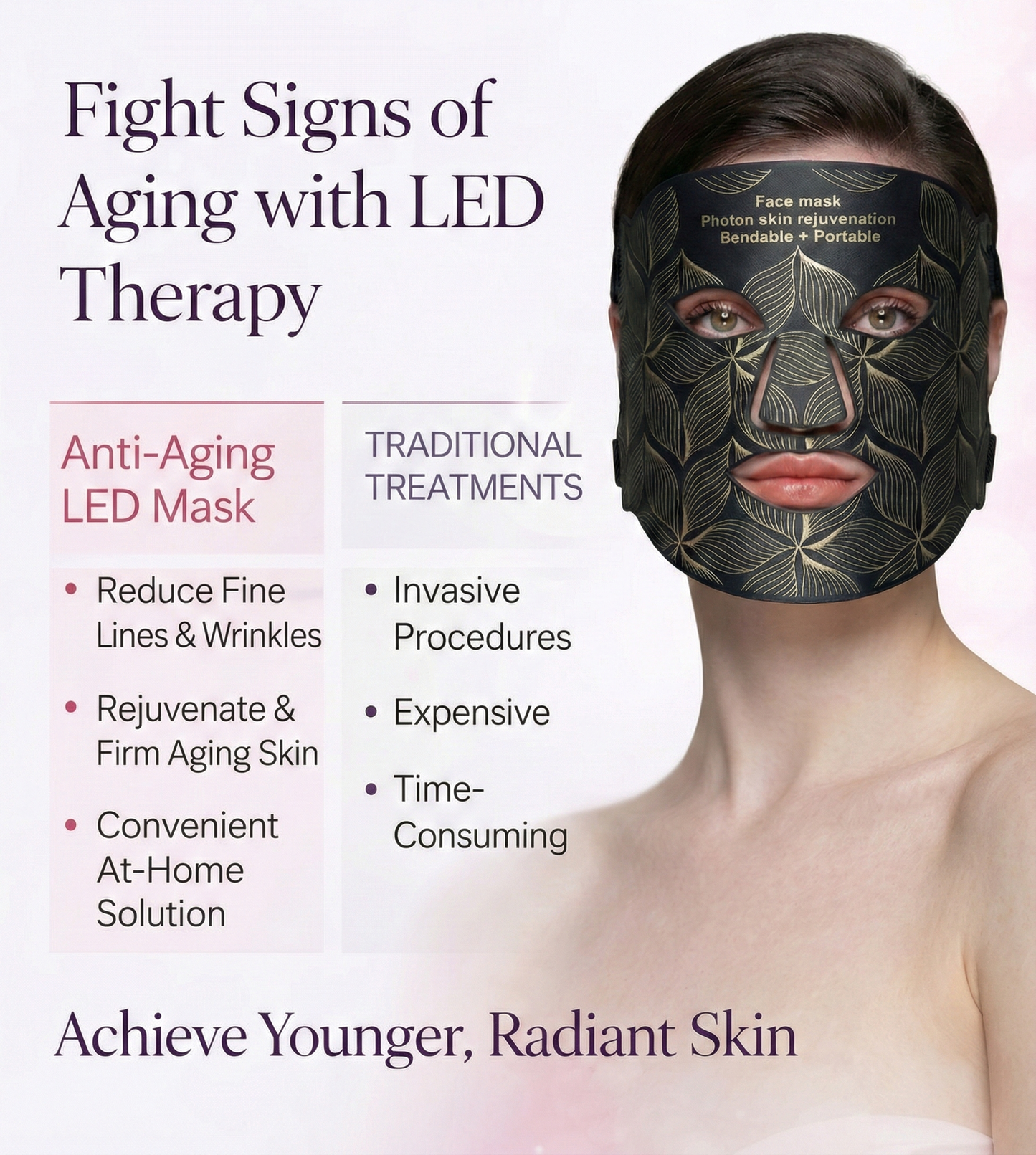 VellaDerma Multi LED Light Therapy Mask